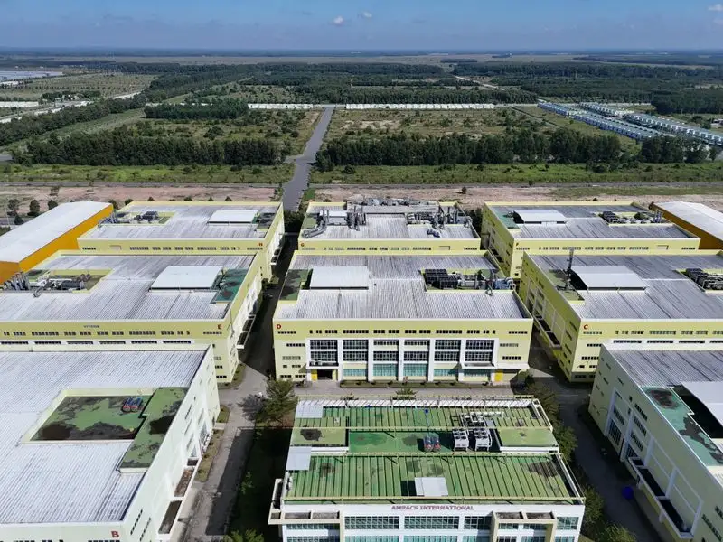 Drone fabrika görünümü